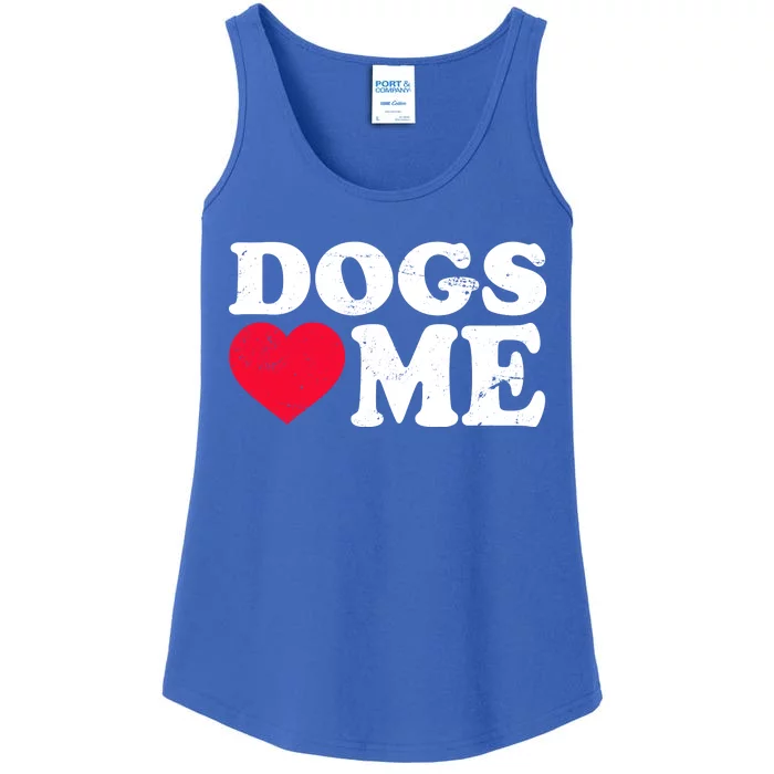 Dogs Love Me Ladies Essential Tank