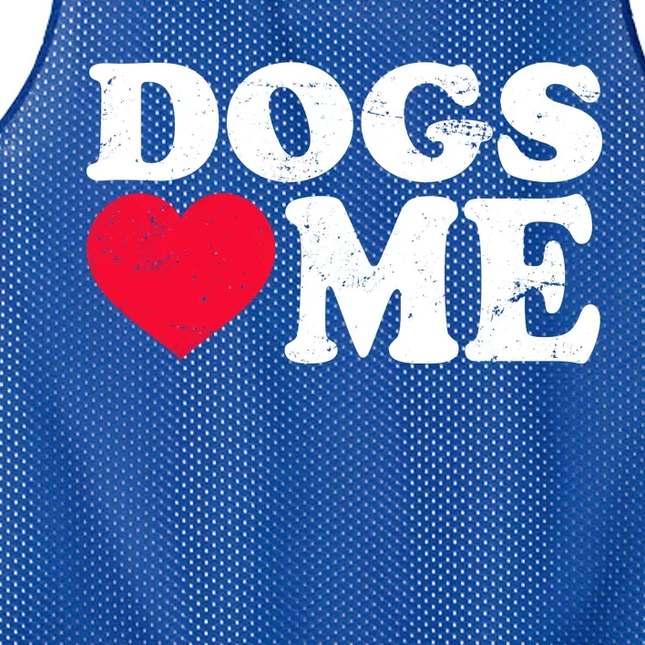 Dogs Love Me Mesh Reversible Basketball Jersey Tank