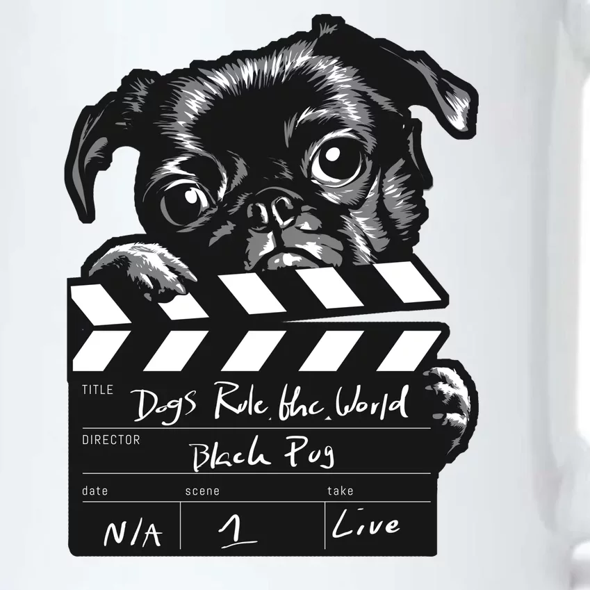 Dogs Rule The World Cute Director Black Color Changing Mug