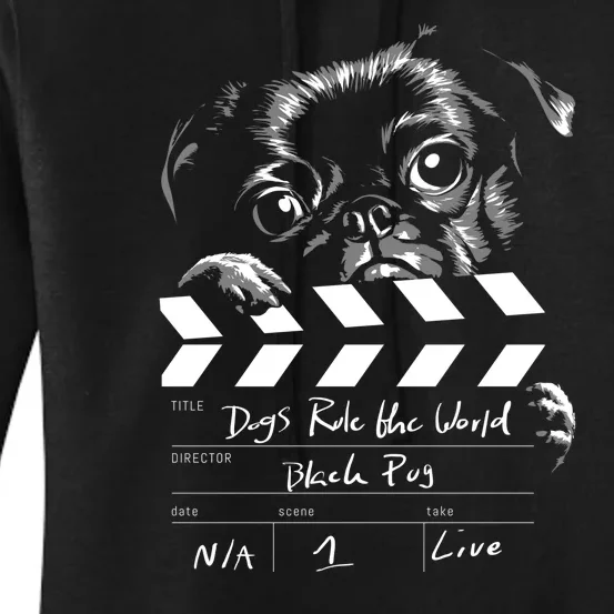 Dogs Rule The World Cute Director Women's Pullover Hoodie