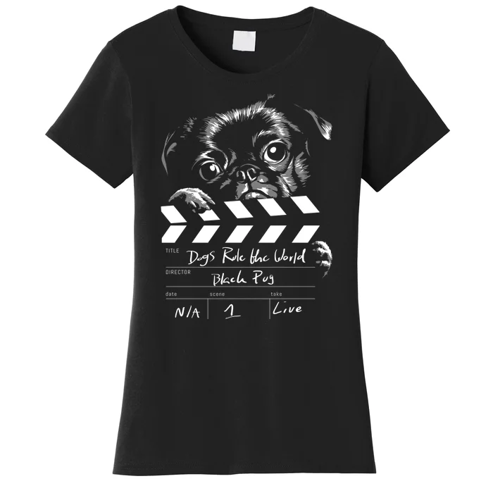 Dogs Rule The World Cute Director Women's T-Shirt