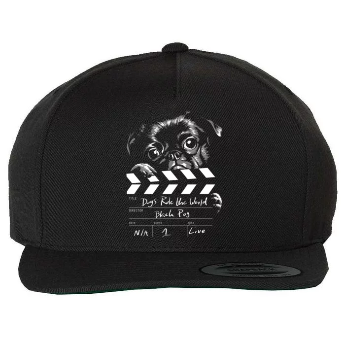 Dogs Rule The World Cute Director Wool Snapback Cap