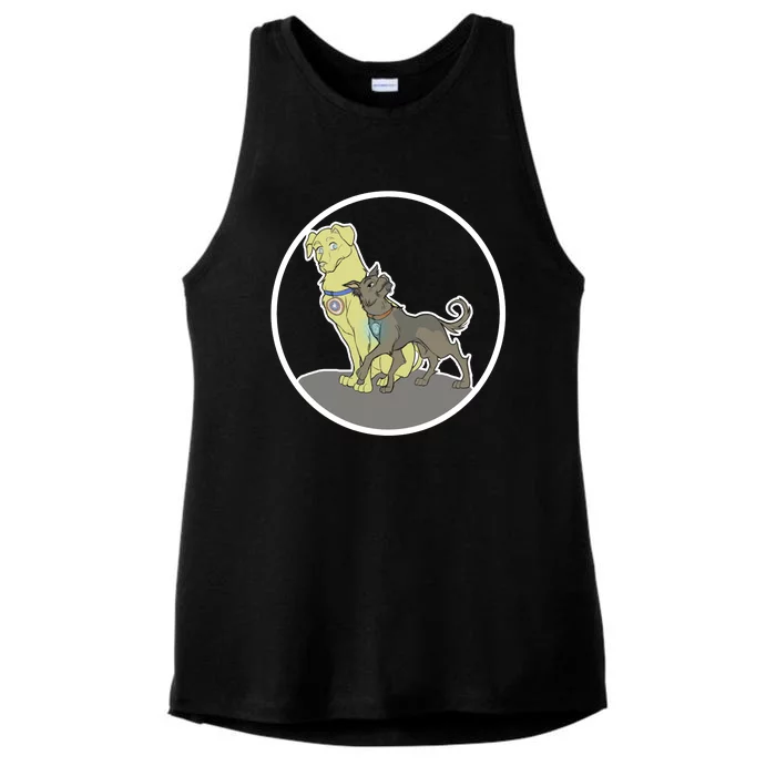 Dogs Steve N Tony Ladies Tri-Blend Wicking Tank