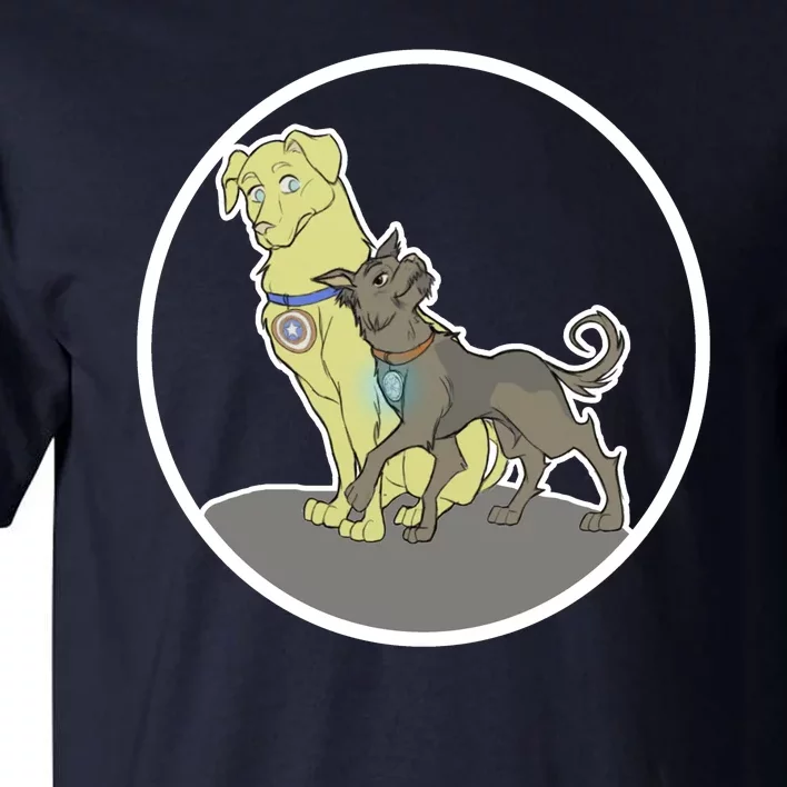 Dogs Steve N Tony Tall T-Shirt