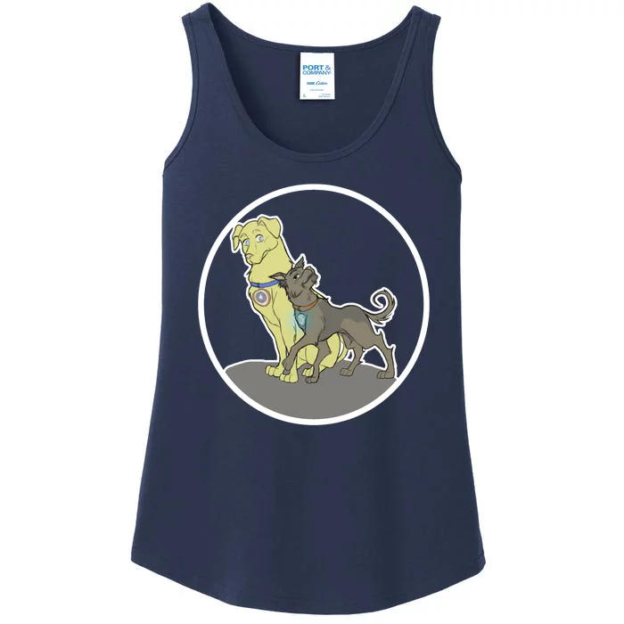 Dogs Steve N Tony Ladies Essential Tank