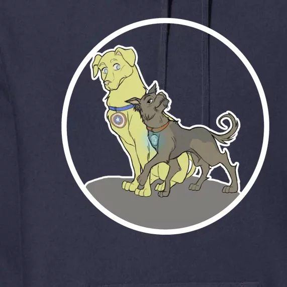 Dogs Steve N Tony Premium Hoodie