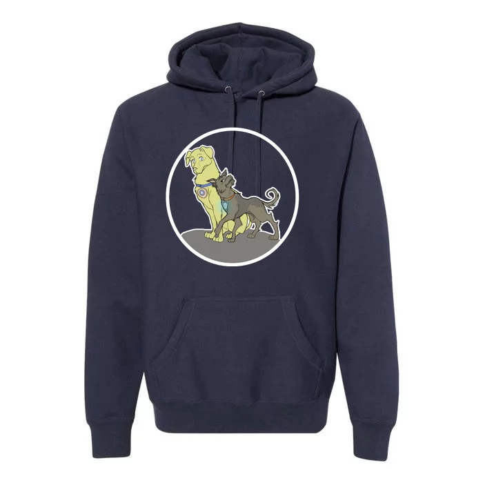 Dogs Steve N Tony Premium Hoodie