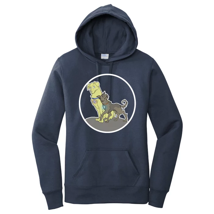 Dogs Steve N Tony Women's Pullover Hoodie