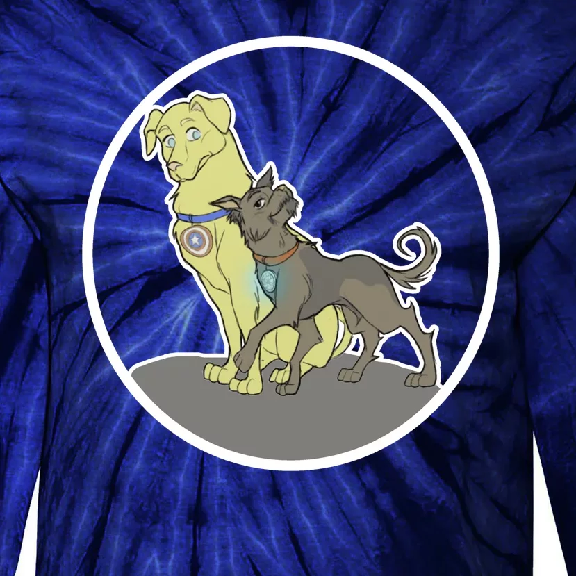 Dogs Steve N Tony Tie-Dye Long Sleeve Shirt