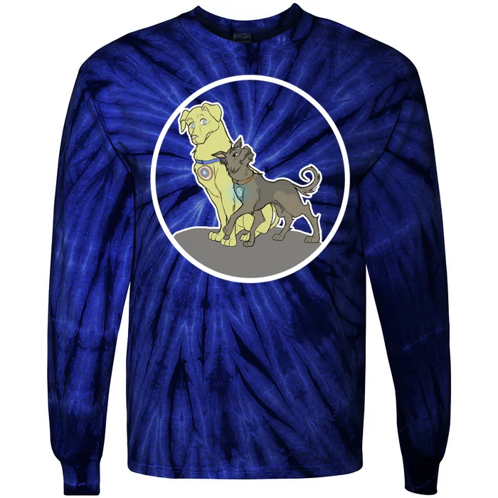 Dogs Steve N Tony Tie-Dye Long Sleeve Shirt