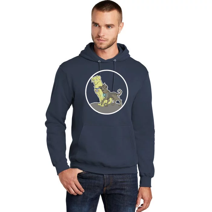 Dogs Steve N Tony Tall Hoodie