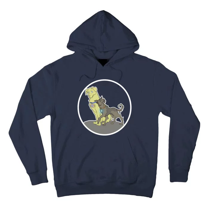 Dogs Steve N Tony Tall Hoodie