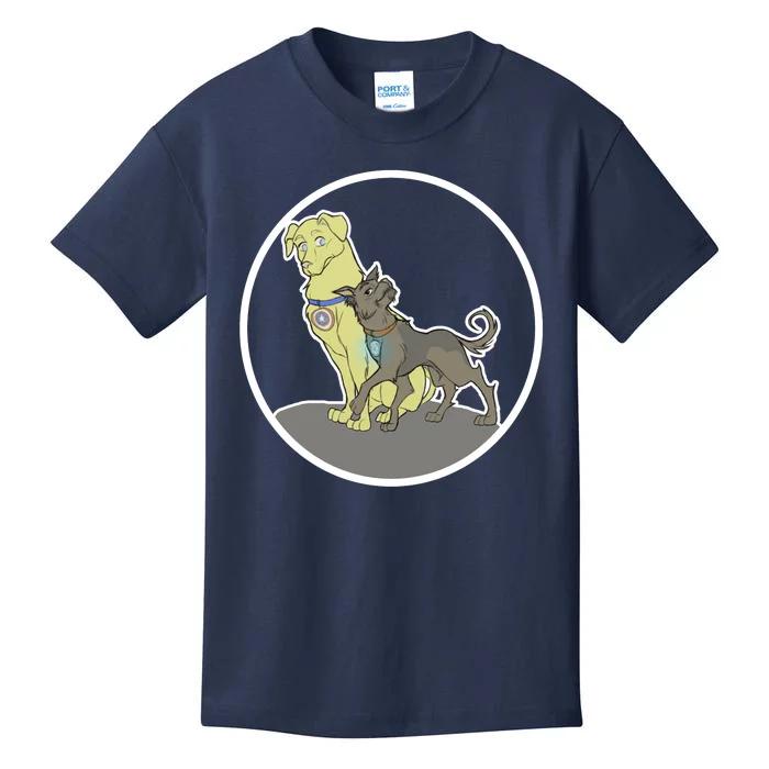 Dogs Steve N Tony Kids T-Shirt