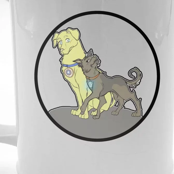 Dogs Steve N Tony Front & Back Beer Stein