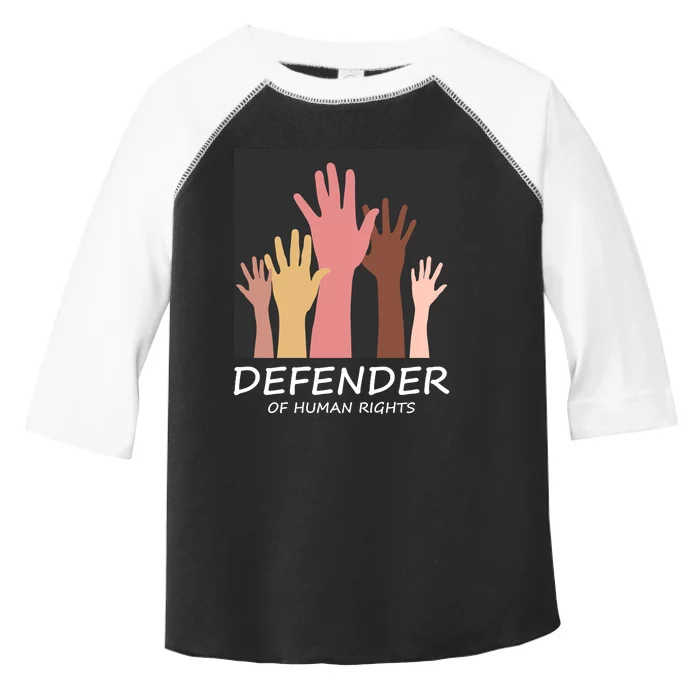 Defender Of Human Rights Toddler Fine Jersey T-Shirt