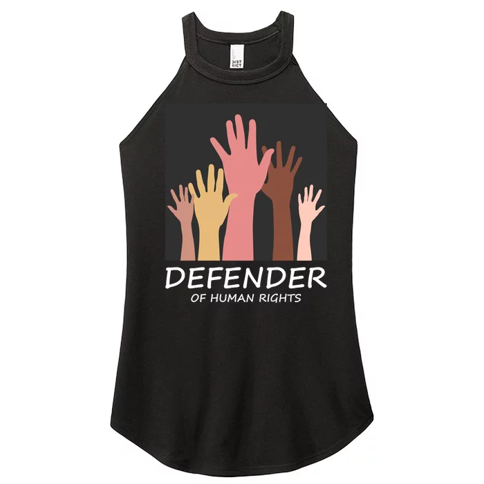 Defender Of Human Rights Women’s Perfect Tri Rocker Tank