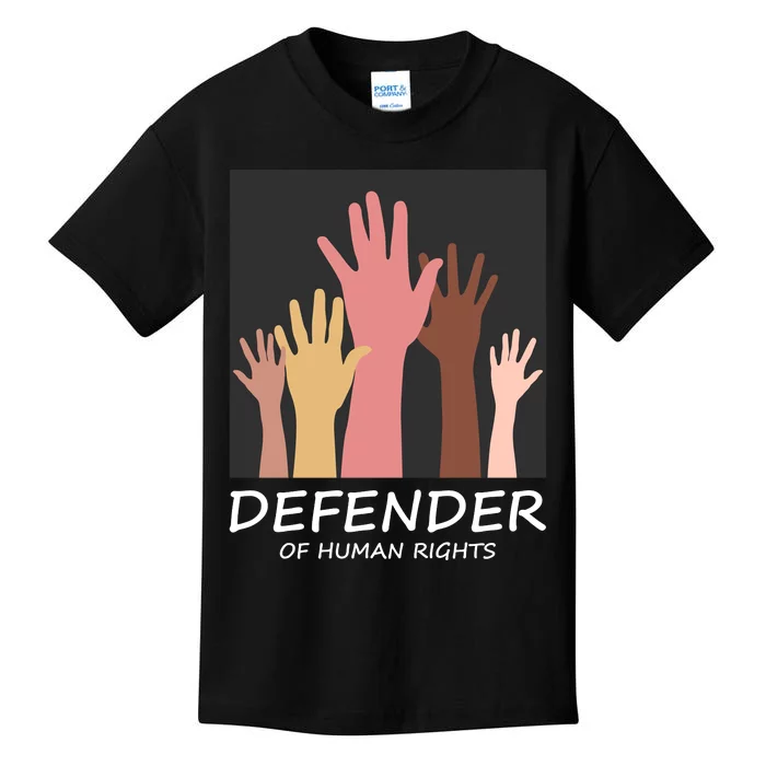 Defender Of Human Rights Kids T-Shirt