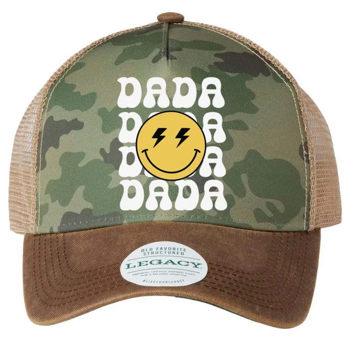 Dada One Happy Dude Birthday Theme Family Matching Legacy Tie Dye Trucker Hat