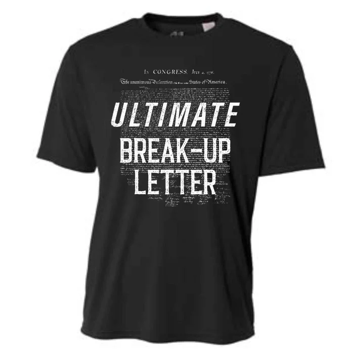 Declaration Of Independence Ultimate BreakUp Letter Cooling Performance Crew T-Shirt