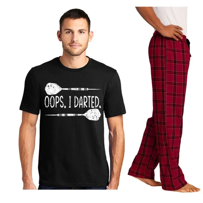 Darts Oops I Darted Dartboard Funny Dart Player Pajama Set