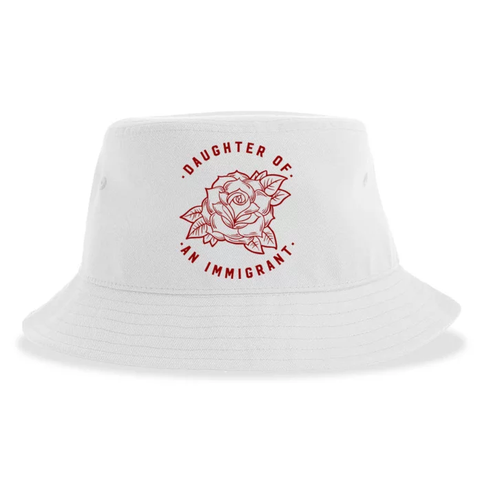 Daughter Of Immigrant Asian Hispanic Heritage Latina Power Sustainable Bucket Hat