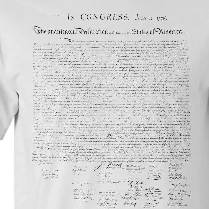 Declaration Of Independence Liberty USA Constitution America Tall T-Shirt