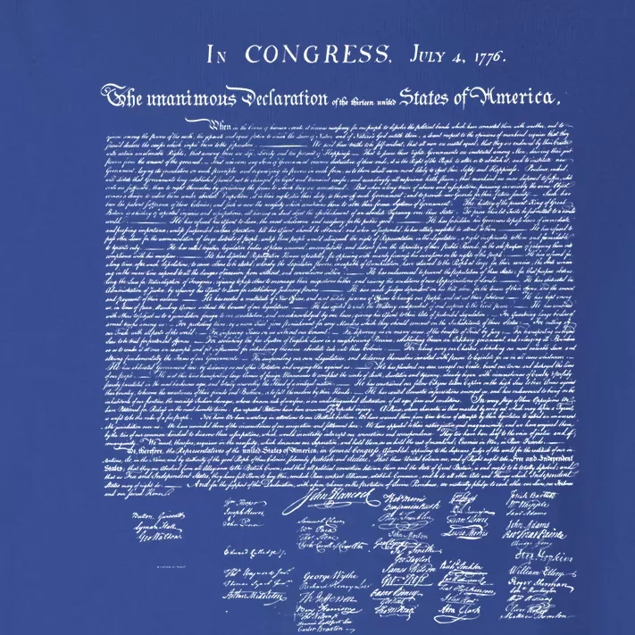 Declaration Of Independence Funny Gift Toddler Long Sleeve Shirt