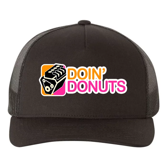 Doin' Donuts Yupoong Adult 5-Panel Trucker Hat