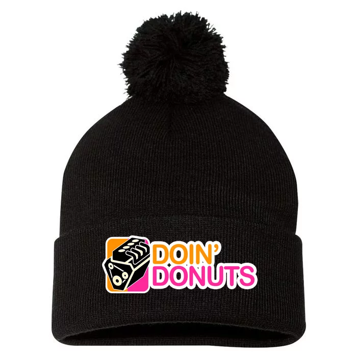 Doin' Donuts Pom Pom 12in Knit Beanie