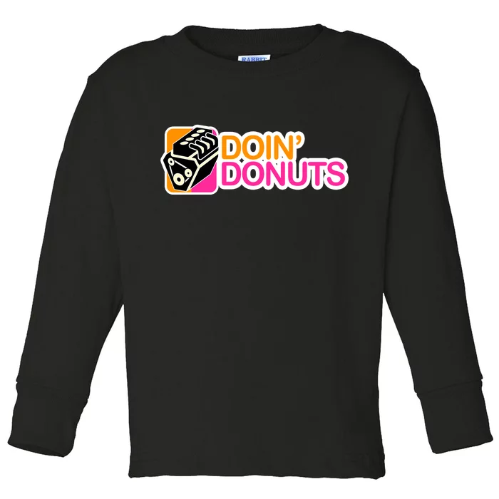 Doin' Donuts Toddler Long Sleeve Shirt