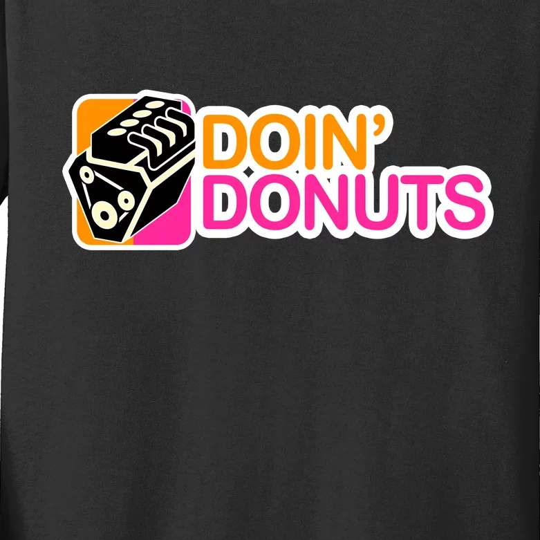 Doin' Donuts Kids Long Sleeve Shirt