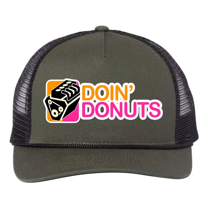 Doin' Donuts Retro Rope Trucker Hat Cap