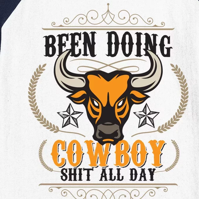 Doing Cowboy Shit All Day Baseball Sleeve Shirt