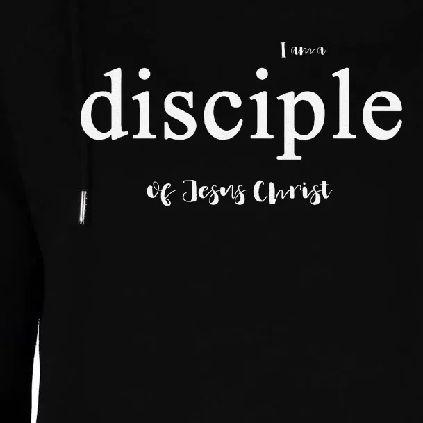 Disciple Of Jesus Christ Gospel Theme Womens Funnel Neck Pullover Hood