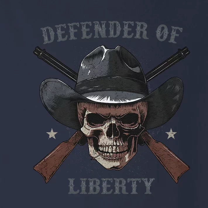 Defender Of Liberty Skull Toddler Long Sleeve Shirt