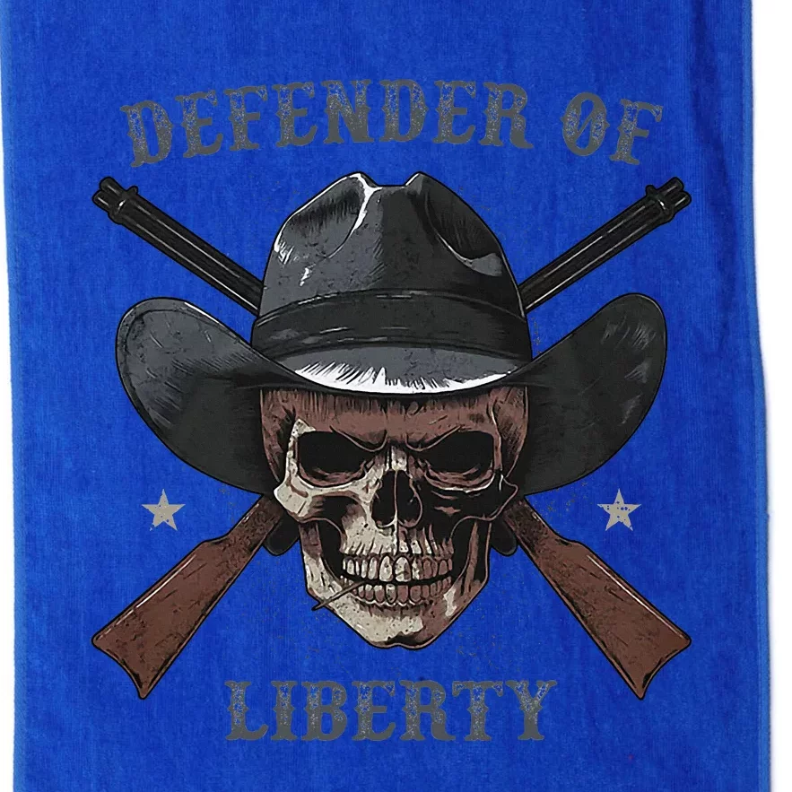 Defender Of Liberty Skull Platinum Collection Golf Towel