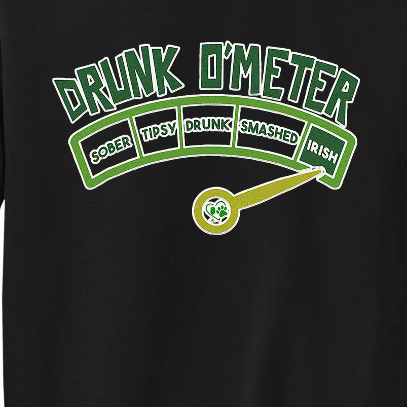 Drunk O Meter St Patrick's Day Saint Irish Lads Sarcastic Sweatshirt