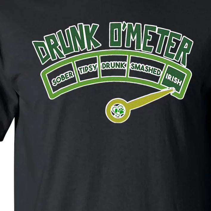 Drunk O Meter St Patrick's Day Saint Irish Lads Sarcastic Tall T-Shirt