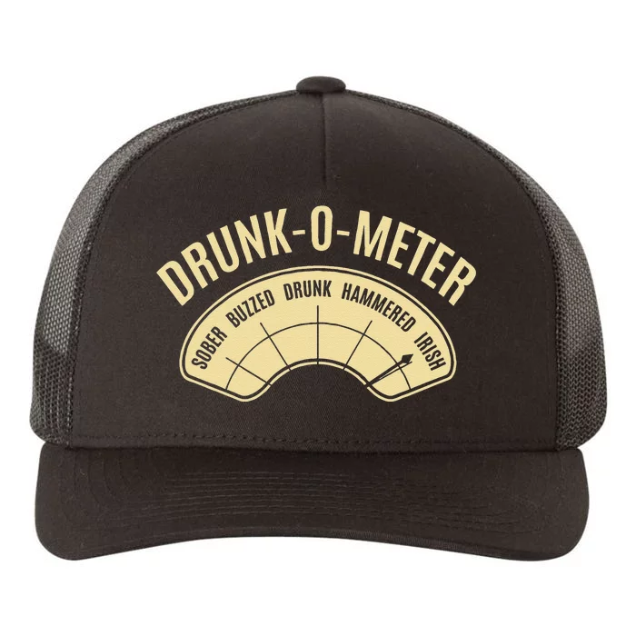 Drunk O Meter St Saint Patrick's Day Gifts Drinking Team Yupoong Adult 5-Panel Trucker Hat