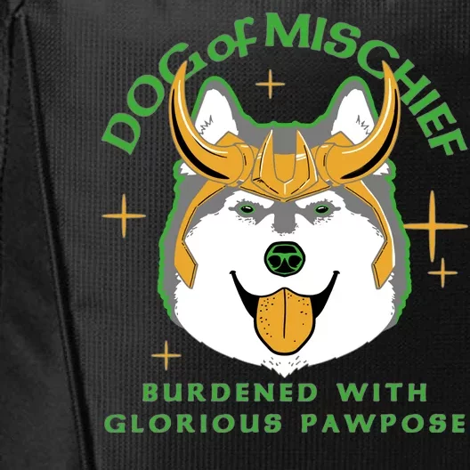 Dog Of Mischief City Backpack