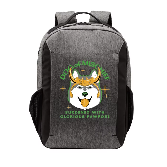 Dog Of Mischief Vector Backpack