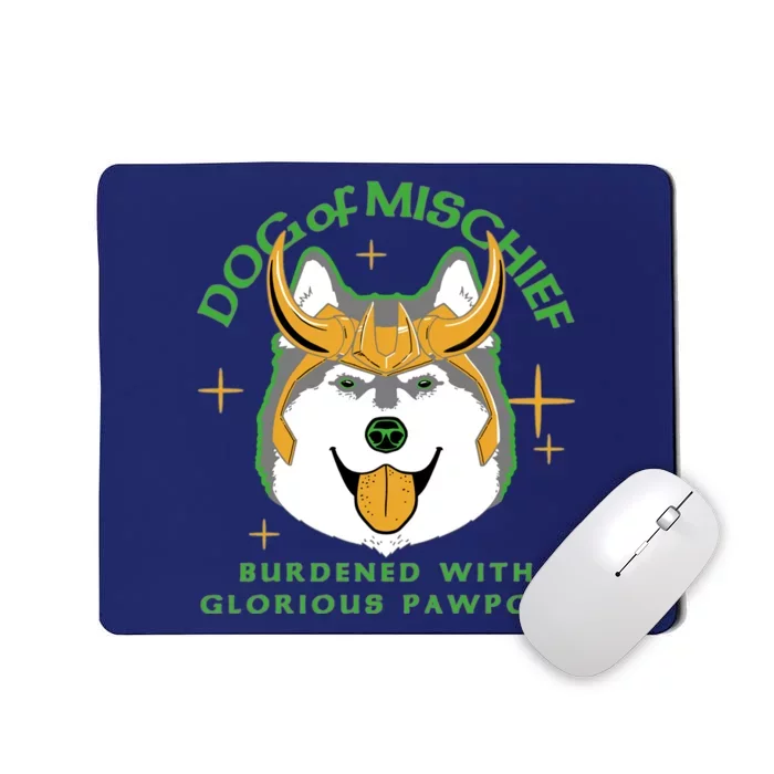 Dog Of Mischief Mousepad