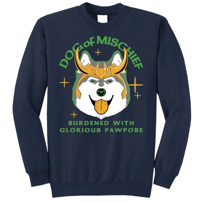 Dog Of Mischief Tall Sweatshirt