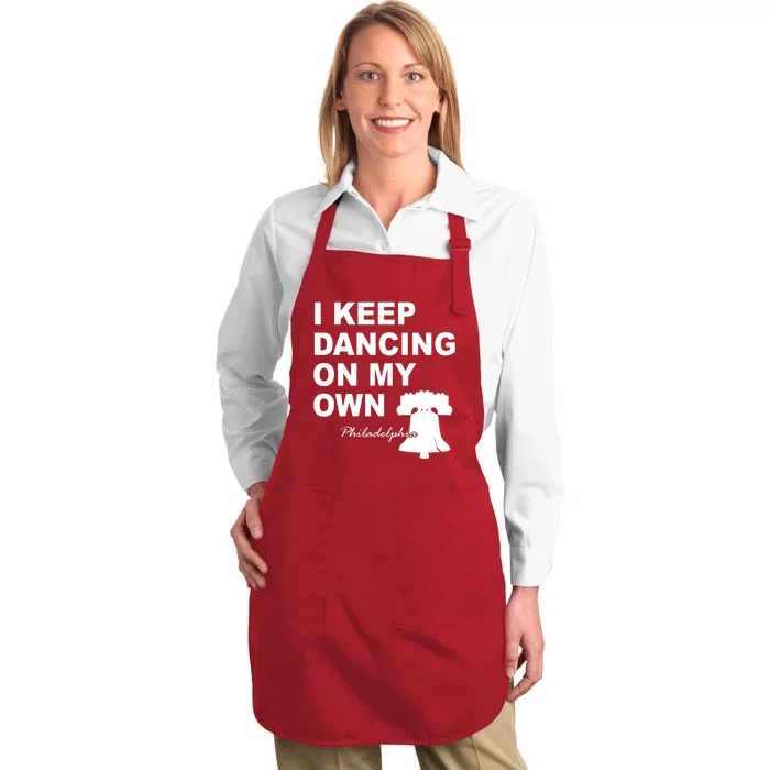 Dancing On My Own Philadelphia Baseball Full-Length Apron With Pocket