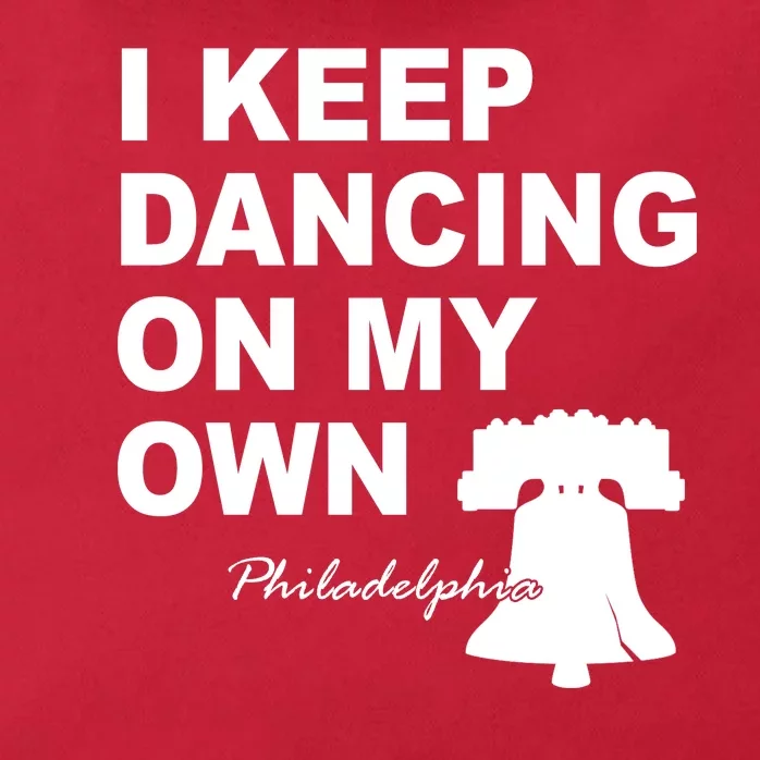 Dancing On My Own Philadelphia Baseball Zip Tote Bag