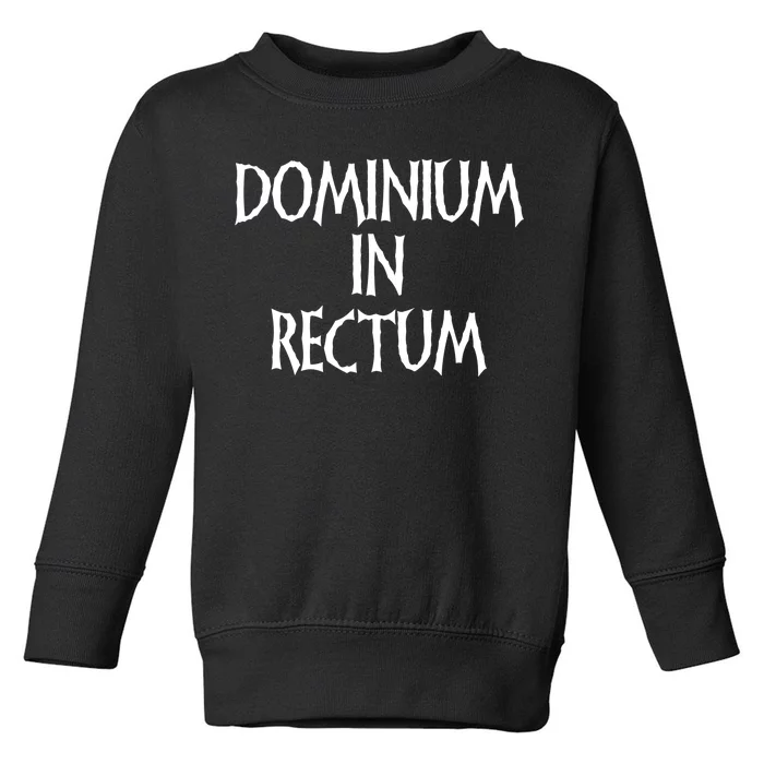 Dominium In Rectum Toddler Sweatshirt