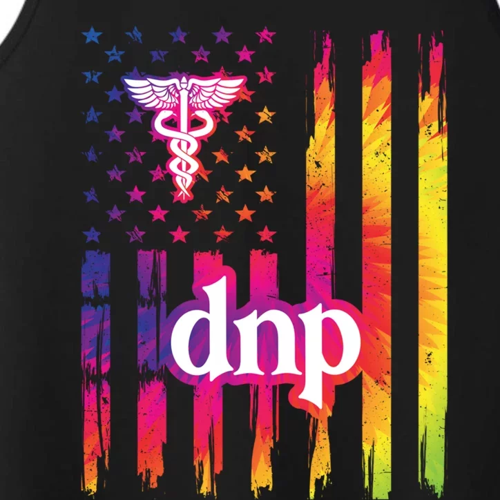 Doctor Of Nursing Practice Us Flag Gift Performance Tank