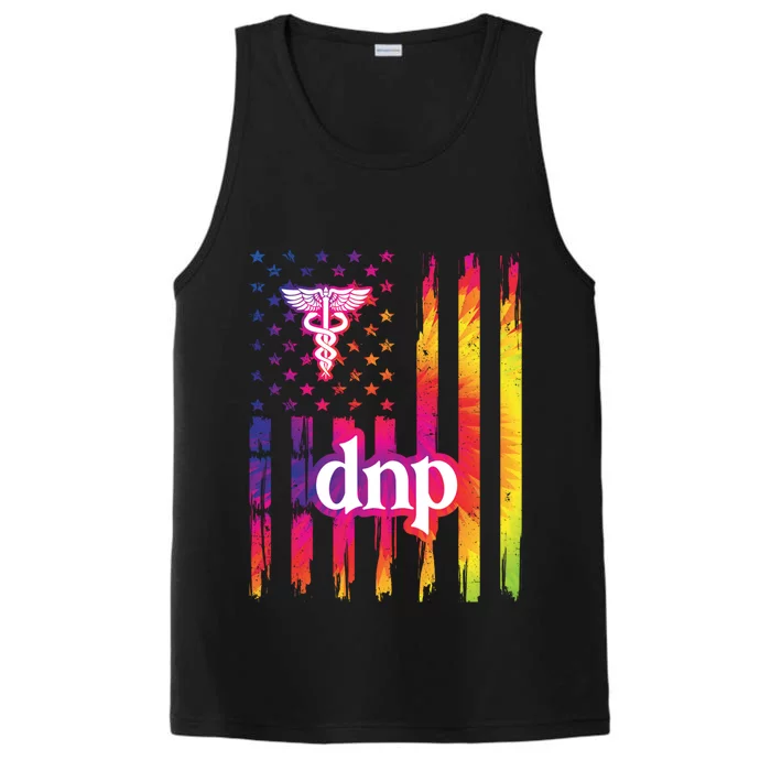 Doctor Of Nursing Practice Us Flag Gift Performance Tank