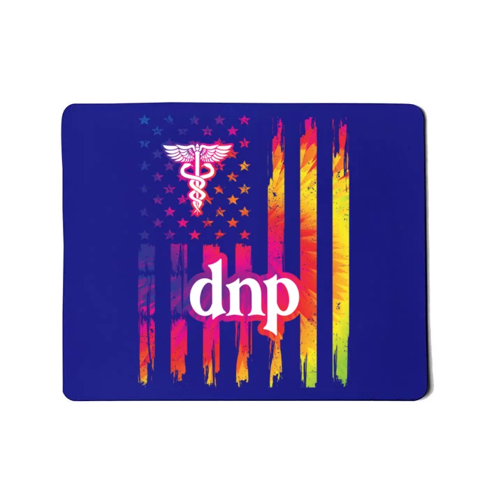 Doctor Of Nursing Practice Us Flag Gift Mousepad