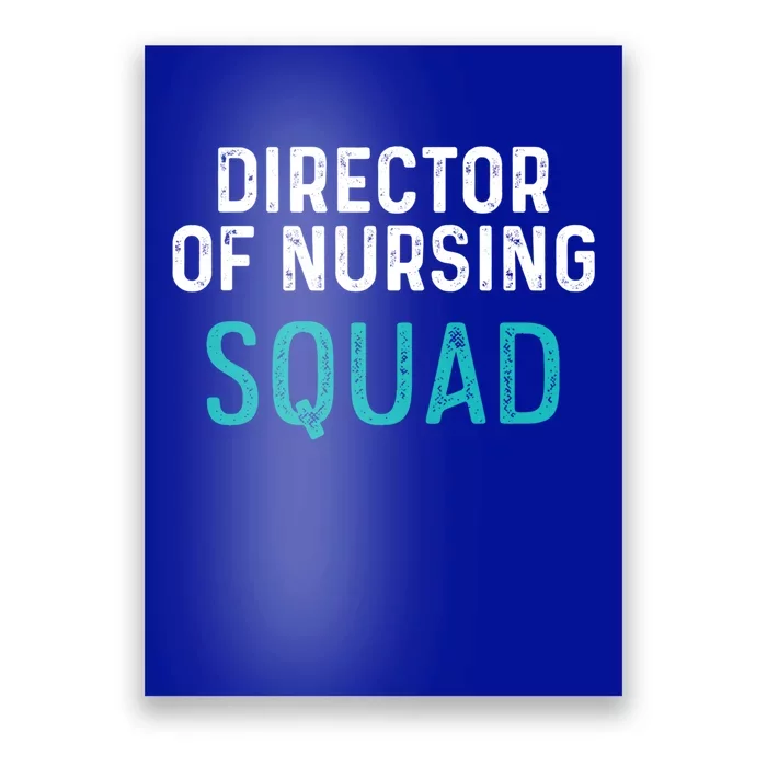 Director Of Nursing Squad Rn Nurse Gift Poster